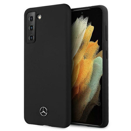 Mercedes Silicone Line - Tasche Samsung Galaxy S21 (Schwarz)