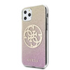 Pouzdro Guess Gradient Circle Glitter 4G - iPhone 11 Pro Max (zlaté/růžové)