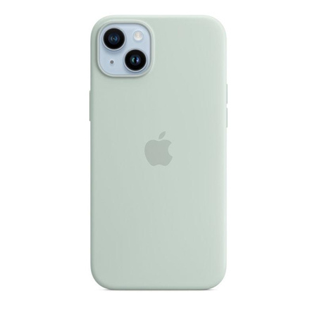 Apple Silicone Case - Coque en silicone avec MagSafe pour iPhone 14 Plus (agave)