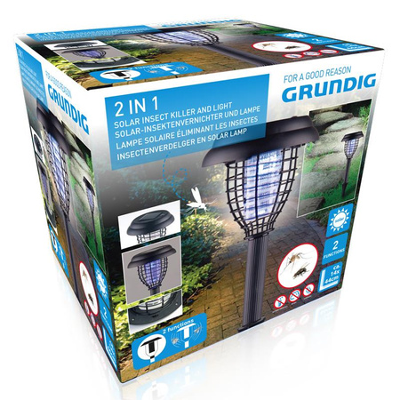 Grundig - Solární insekticidní lampa 2v1