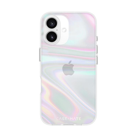 Pouzdro Case-Mate Soap Bubble - iPhone 16 (duhové)