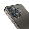 3mk Lens Protection Pro - Verre de protection de l'objectif de l'appareil photo pour iPhone 15 Pro (Graphite)