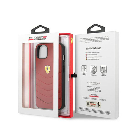 Ferrari Off Track Quilted - Coque pour iPhone 13 mini (rouge)
