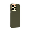 Moshi Napa Slim MagSafe - Ledertasche für iPhone 14 Pro Max (Juniper Green)