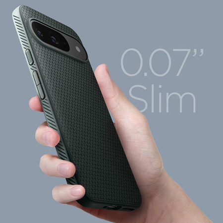 Spigen Liquid Air - Coque pour Google Pixel 9 / 9 Pro (Abyss Green)