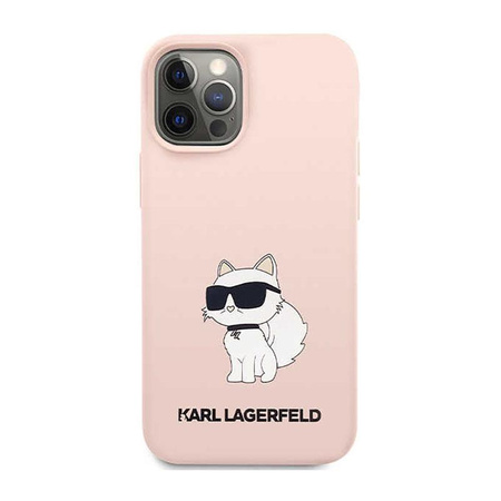 Karl Lagerfeld Silicone NFT Choupette - iPhone 12 / iPhone 12 Pro Case (pink)
