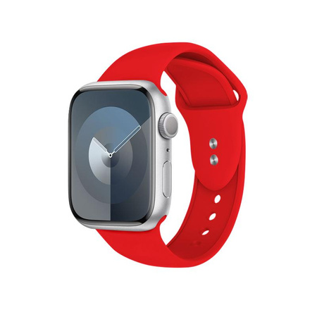 Crong Liquid - Řemínek pro Apple Watch 38/40/41 mm (červený)