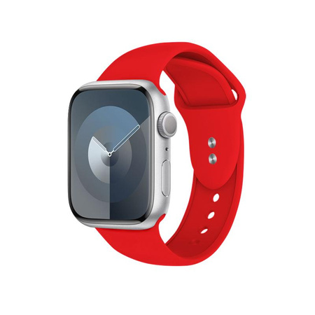 Crong Liquid - Pasek do Apple Watch 44/45/46/49 mm (czerwony)