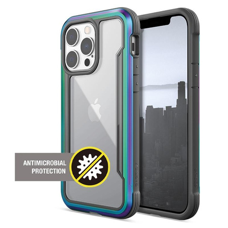 X-Doria Raptic Shield Pro - iPhone 13 Pro Case (Anti-bacterial) (Iridescent)