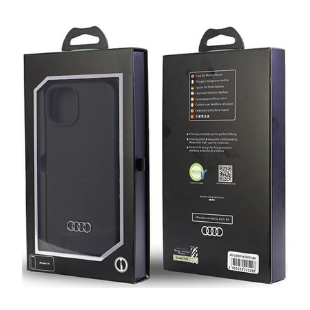 Audi Silicone Case - Coque pour iPhone 14 (Noir)