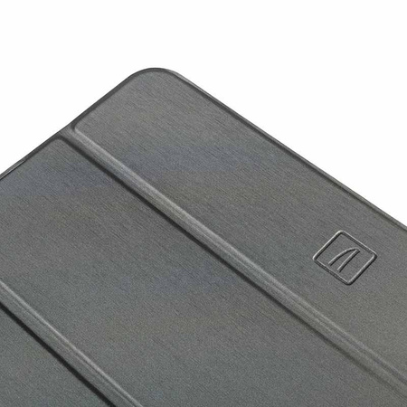 Tucano Satin Case - Etui pour iPad 11" (2025) / iPad 10.9" (2022) avec aimant et support pour Apple Pencil (gris)