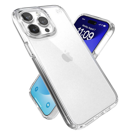 Speck Presidio Perfect-Clear - iPhone 15 Pro Max Case (Clear)