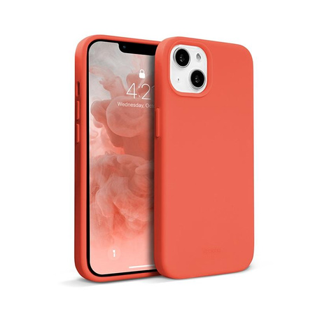 Crong Color Cover - pouzdro pro iPhone 13 (Coral)