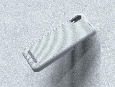 Nordic Elements Original Idun - Coque en matériau pour iPhone XR (Gris clair)