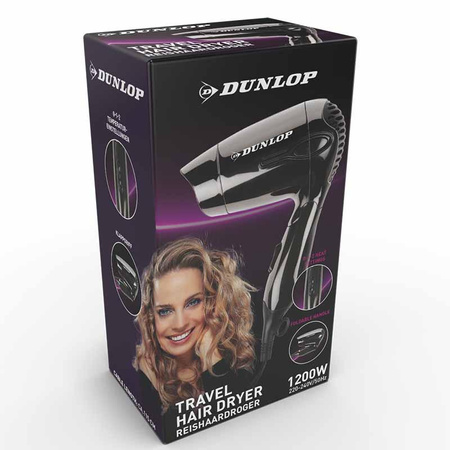 Dunlop - Tourist hair dryer (black)