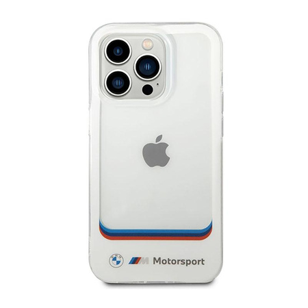BMW Transparent Center - Coque pour iPhone 14 Pro Max (blanc)