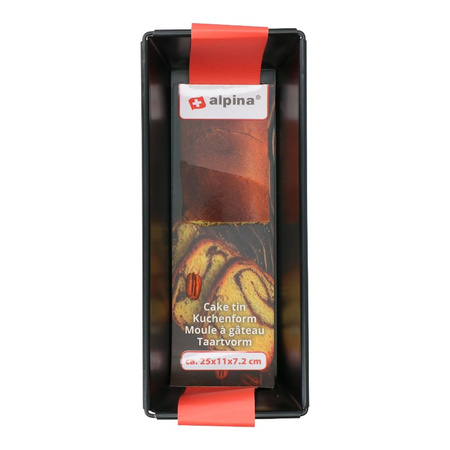 Alpina - Teglia rettangolare antiaderente 25x11x7,2 cm