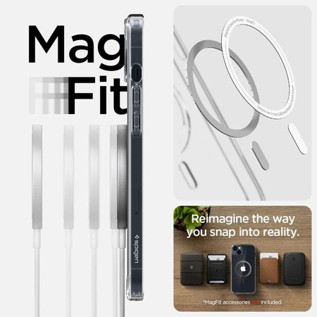Spigen Ultra Hybrid Mag MagSafe – Etui do iPhone 14 (Carbon Fiber)
