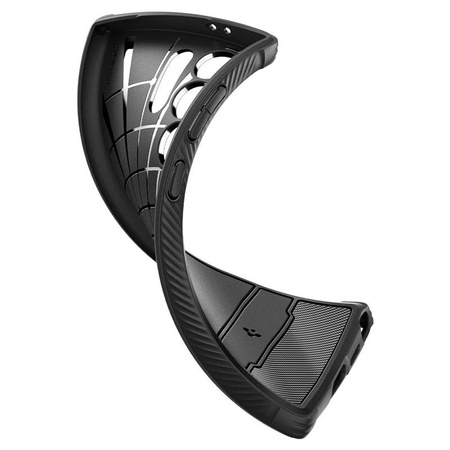Spigen Rugged Armor - Étui pour Samsung Galaxy S24 Ultra (Noir mat)