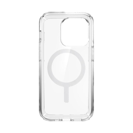 Speck Gemshell + MagSafe - Case for iPhone 14 Pro with MICROBAN half (Clear)