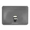 Karl Lagerfeld Saffiano Ikonik Sleeve - pouzdro na 16" notebook (stříbrné)