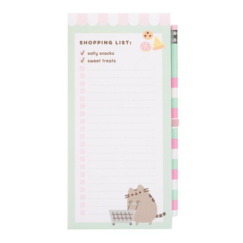 Pusheen - Notepad with fridge magnet + pencil from the Foodie Collection