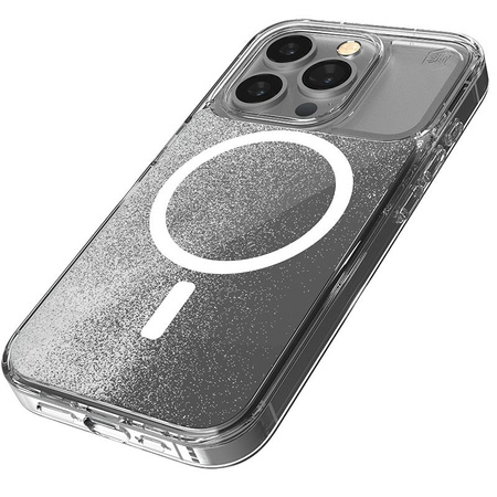 STM Relax Sand MagSafe - iPhone 15 Pro Max tok (átlátszó / fehér)