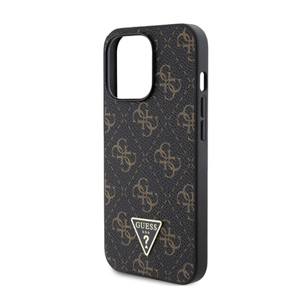 Guess 4G Triangle Metal Logo - iPhone 14 Pro Max Case (black)