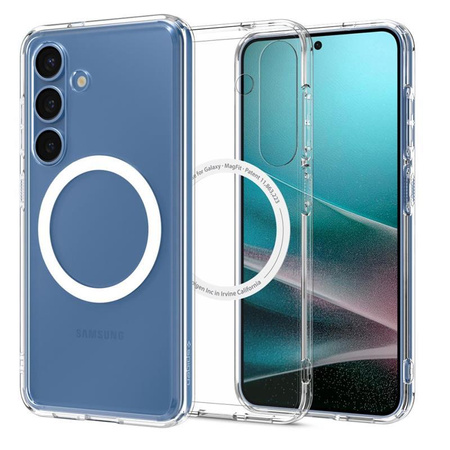 Spigen Ultra Hybrid MagSafe - Gehäuse für Samsung Galaxy S25+ (Klar / Weiß)