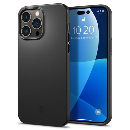 Spigen Thin Fit - Gehäuse für iPhone 14 Pro (Schwarz)