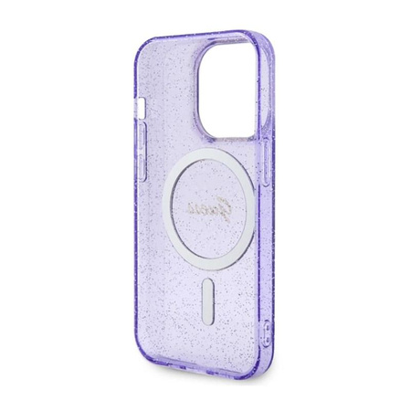 Guess Glitter Gold MagSafe - Case for iPhone 14 Pro Max (Purple)