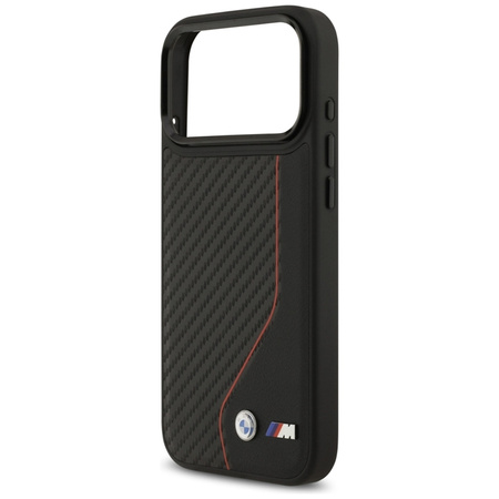 BMW M Carbon Line & Logo MagSafe - Hülle iPhone 17 Pro Max (rot)