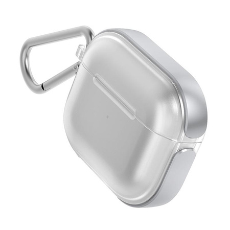 X-Doria Raptic Air - Étui pour AirPods 3 avec mousqueton (Argent)