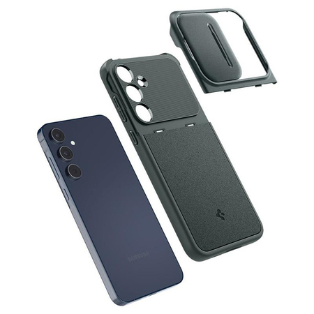 Spigen Optik Armor - tok Samsung Galaxy A55 5G (Abyss zöld)