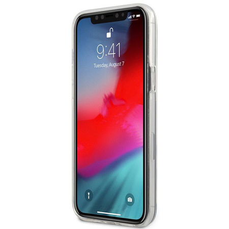 Guess Metallic Triange - Coque iPhone 12 Pro Max (noir)