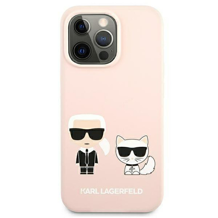 Karl Lagerfeld Slilicone Karl & Choupette Magsafe - iPhone 13 Pro Max Case (pink)