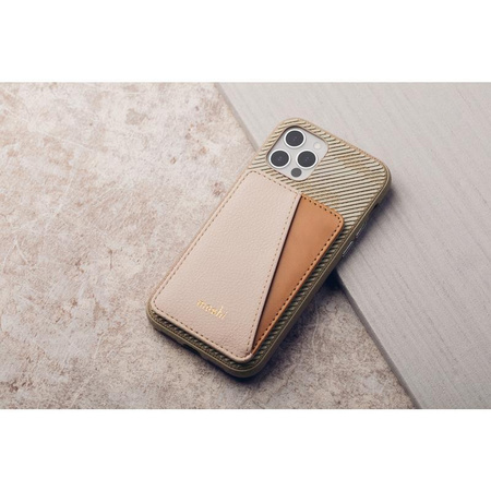 Moshi Slim Wallet - Portefeuille magnétique (système SnapTo™) (Jet Black)