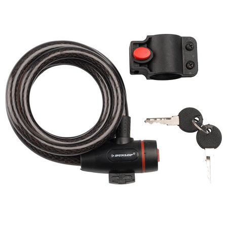 BLACK BIKE LOCK, für BIKE, Dunlop, 180 cm