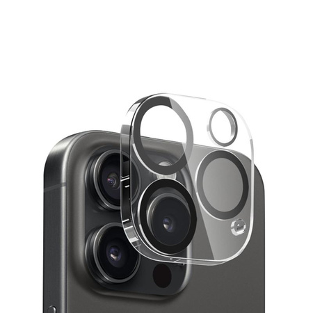 Crong Lens Shield - sklo na fotoaparát a objektiv pro iPhone 16 Pro / iPhone 16 Pro Max / iPhone 15 Pro / iPhone 15 Pro Max