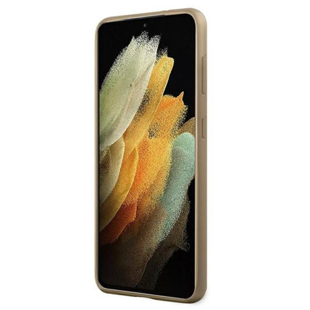 Kolekce Guess 4G Charms - pouzdro pro Samsung Galaxy S21+ (šedé)