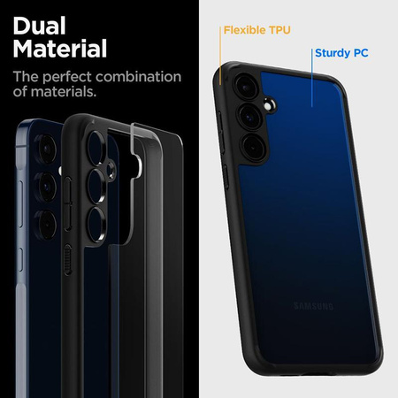 Spigen Ultra Hybrid - Gehäuse für Samsung Galaxy A55 5G (Mattschwarz)