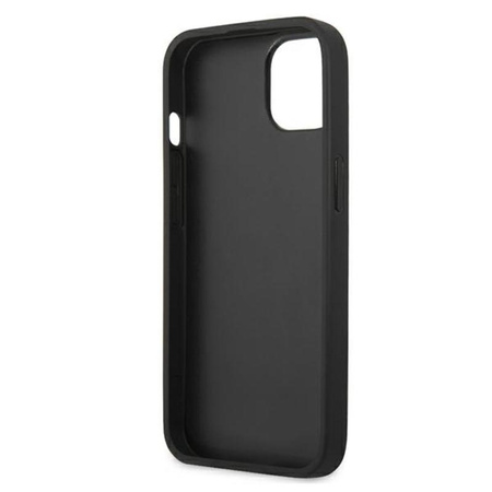 Guess Saffiano Metal Logo Stripes - iPhone 13 Case (blue)