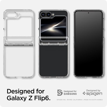 Spigen Ultra Hybrid Pro - pouzdro pro Samsung Galaxy Z Flip 6 (Crystal Clear)