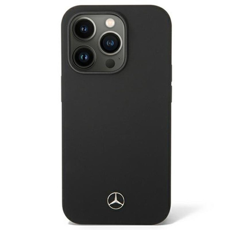Mercedes Silicone Line - iPhone 14 Pro Max Case (black)