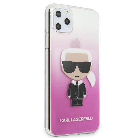 Karl Lagerfeld Iconic Karl Gradient - Coque iPhone 11 Pro Max (rose)