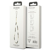 Guess Phone Strap Heishi Beads (Black/White)