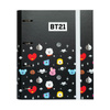 Line Friends BT21 - Ringbuch zur Dokumentenaufbewahrung mit Gummiband (4 Ringe)