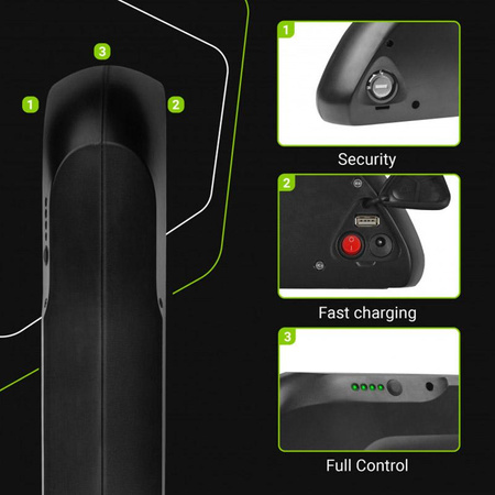 Green Cell - 13Ah (468Wh) Batterie für E-Bike 36V Elektrofahrrad