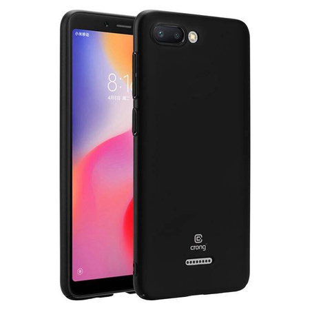 Crong Smooth Skin - Etui Xiaomi Redmi 6A (noir)