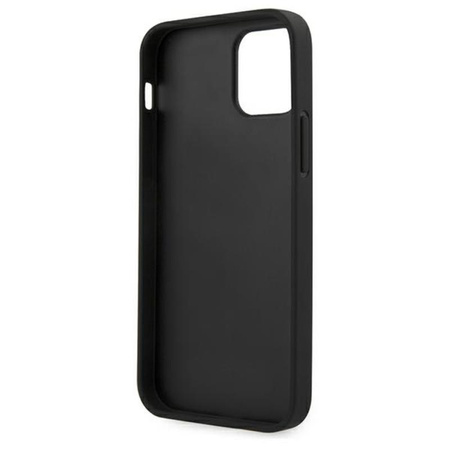 Guess 4G Bottom Stripe Collection - pouzdro pro iPhone 12 / iPhone 12 Pro (šedé)